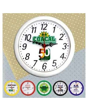 Relógio De Parede Plástico