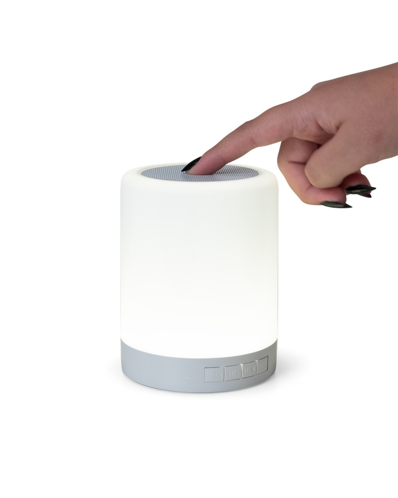 Caixa de Som com Luminária