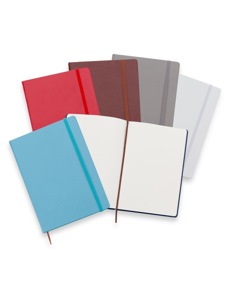 Caderneta tipo Moleskine de Couro...