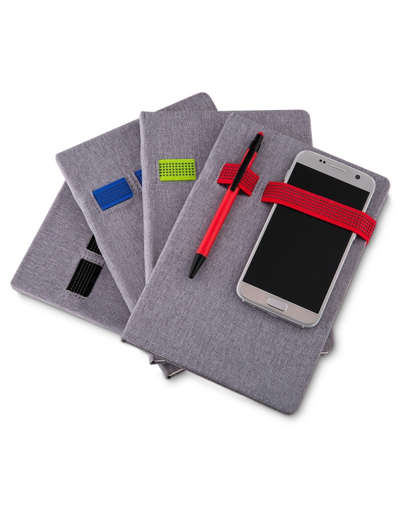 Caderno Porta Celular e Caneta