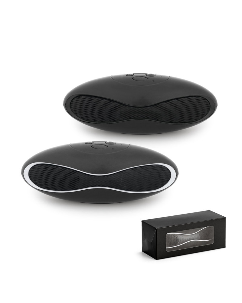 Caixa de som com microfone