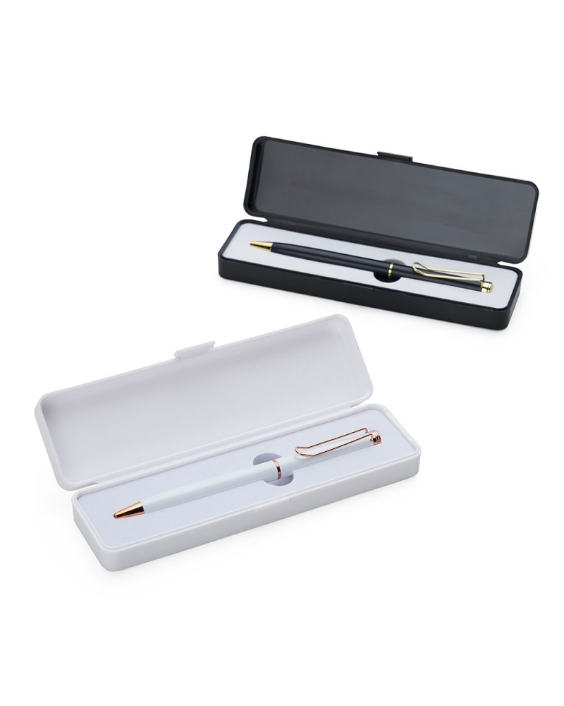 Caneta de Metal com Estojo plástico