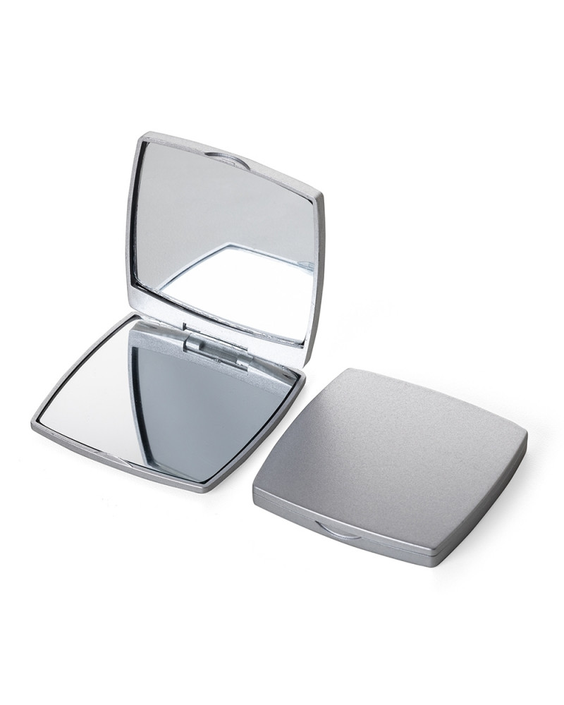 Espelho Plástico Duplo Sem Aumento