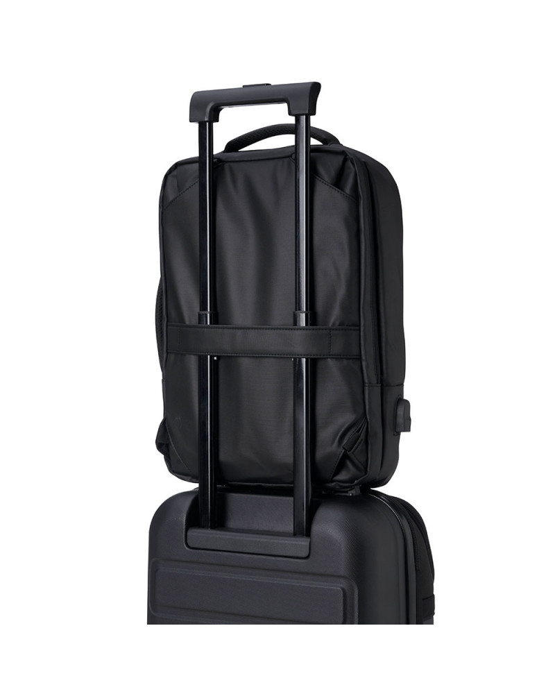 Mochila Couro Sintético USB 17 Litros