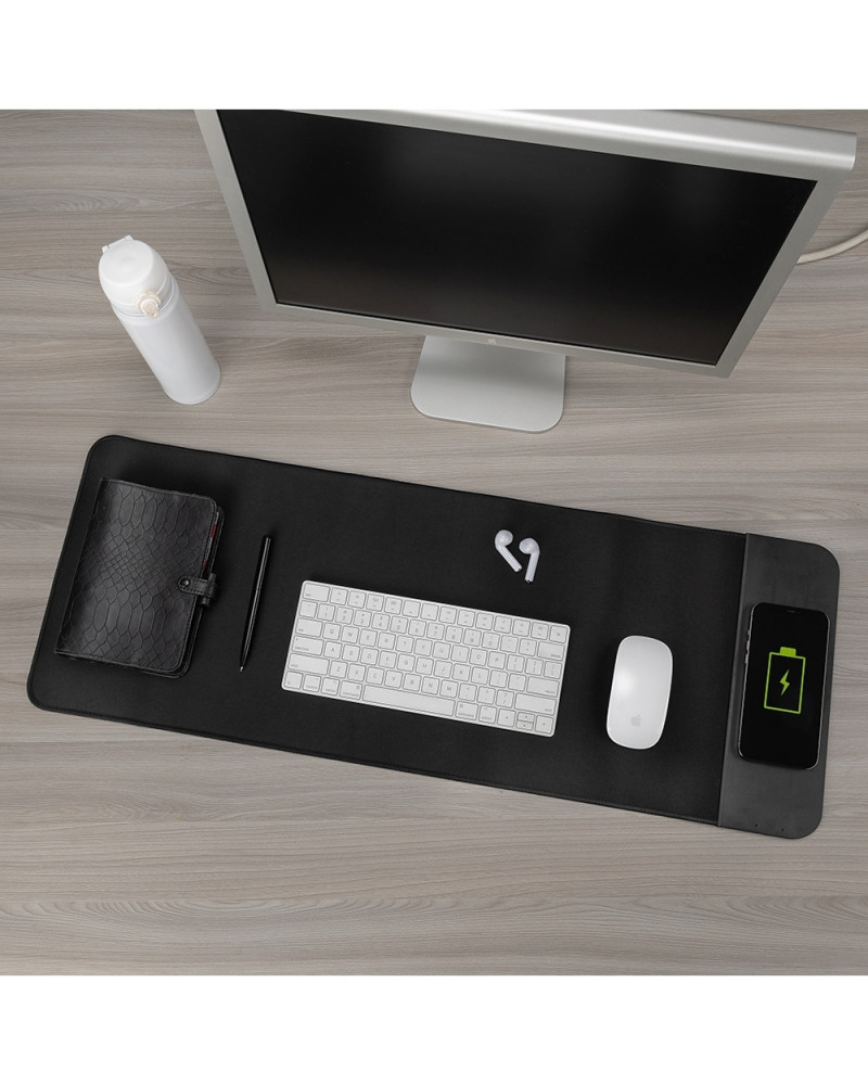 Desk Pad com carregamento por indução