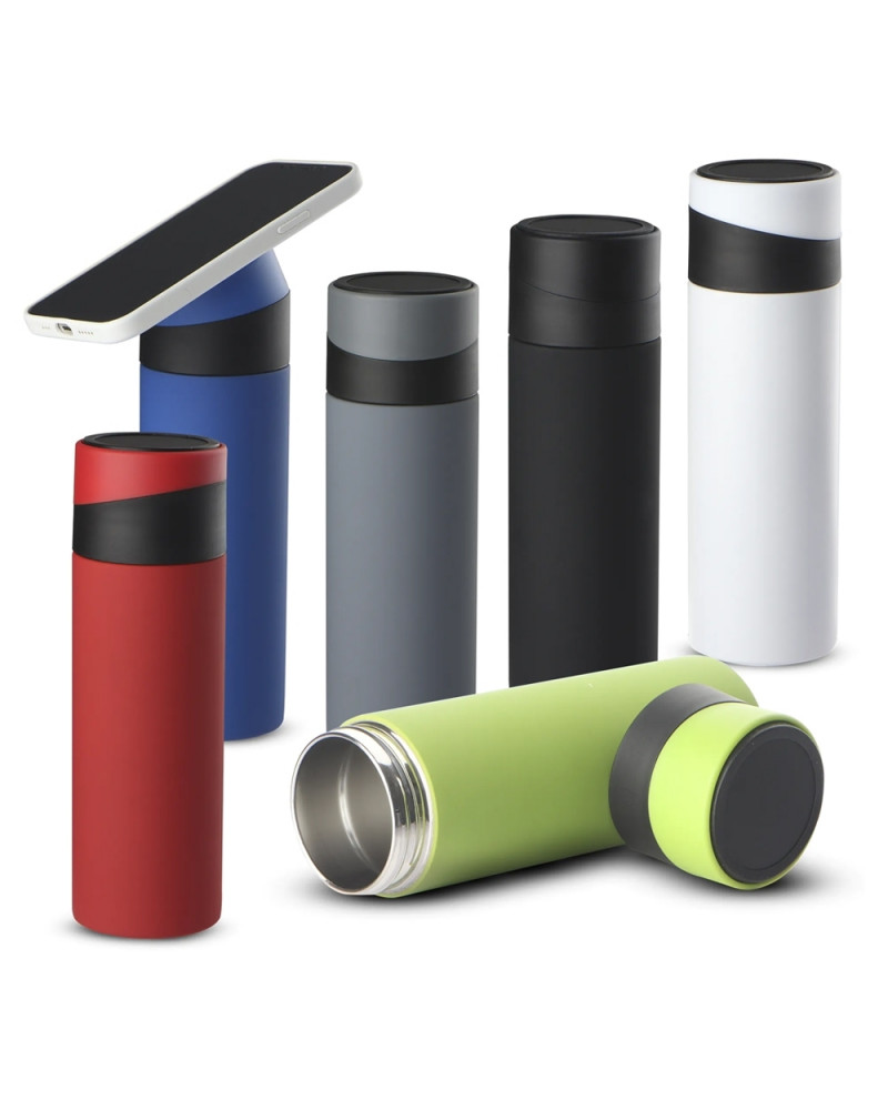 Garrafa Térmica Apoio para Celular