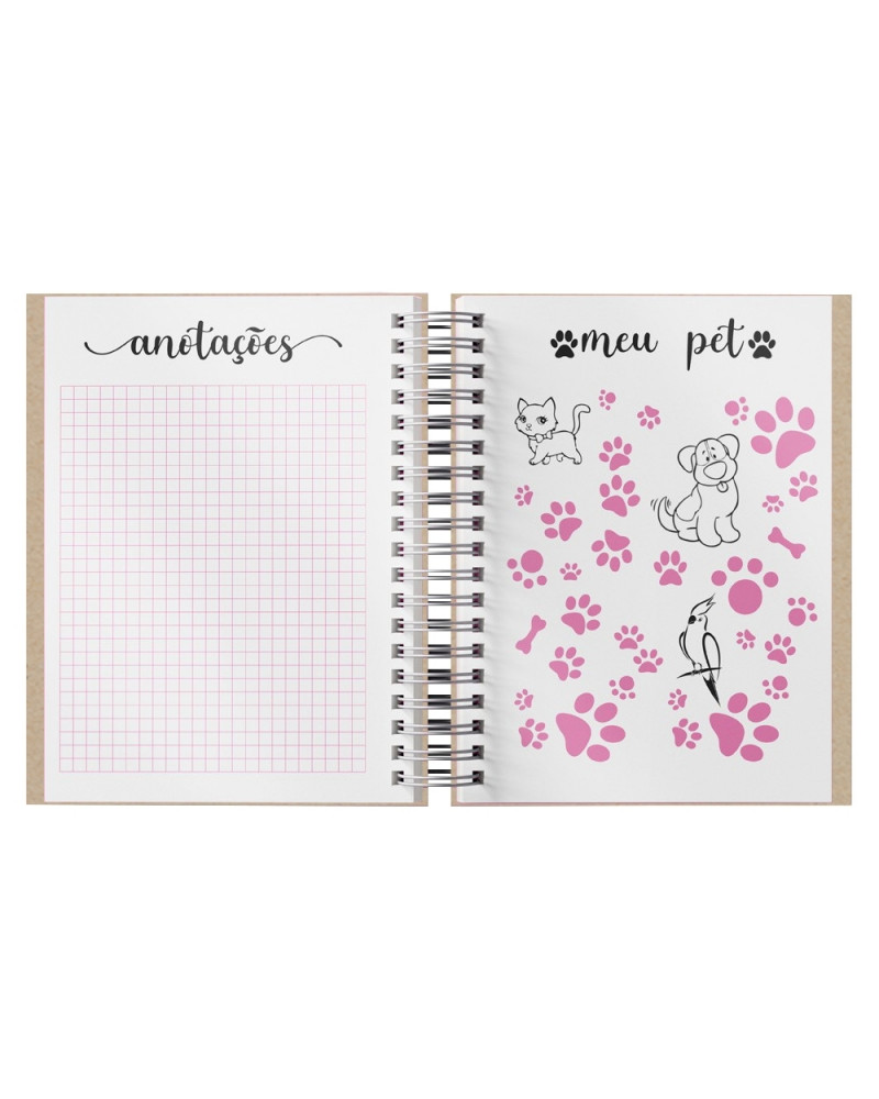 Planner Anual Pet Sublimático