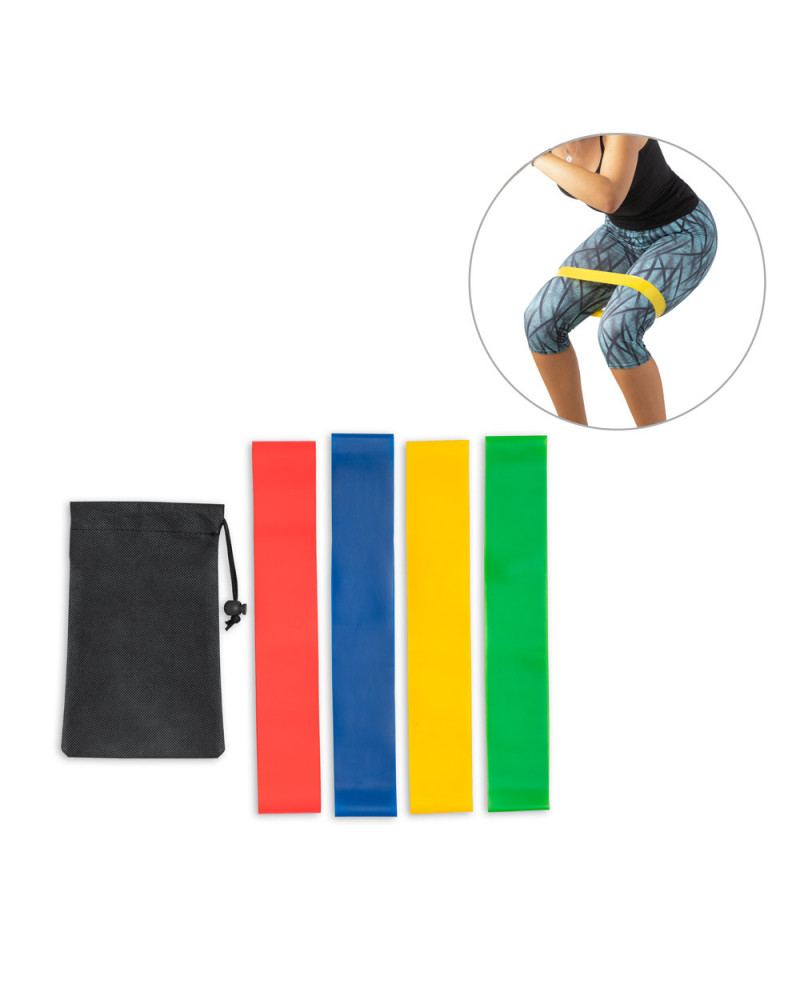 Conjunto de 4 bandas elásticas