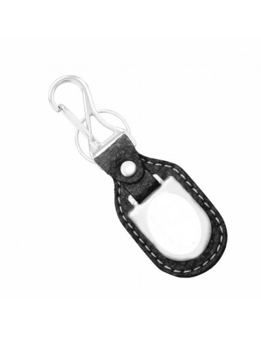 Chaveiro em Couro Sintético C/ Placa