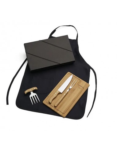 Kit Churrasco Em Bambu