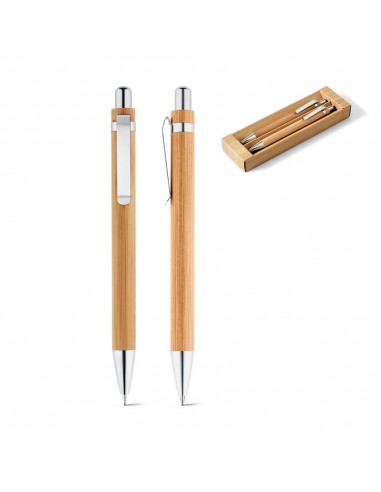 Kit Duas Canetas de Bambu