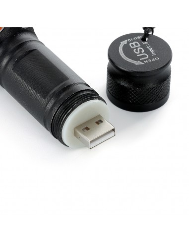 Lanterna Metal Recarregável