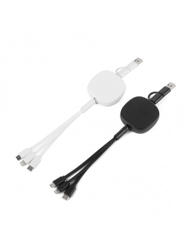 Cabo USB Retrátil 3 em 1