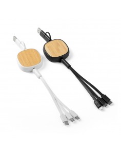 Cabo USB Retrátil 3 em 1