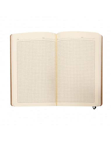 Caderneta em Kraft Quadriculado