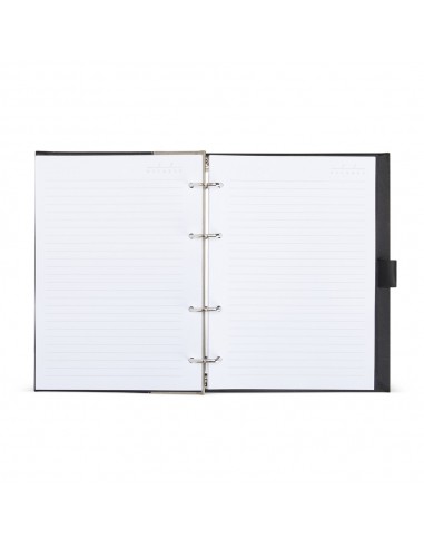 Caderno Fichário de Couro Sintético