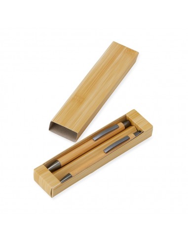 Conjunto Caneta e Lapiseira Bambu