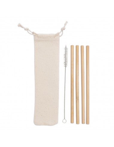 Kit Canudos de Bambu com Escova de...