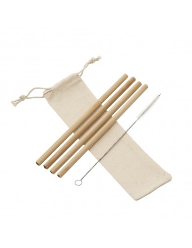 Kit Canudos de Bambu com Escova de...