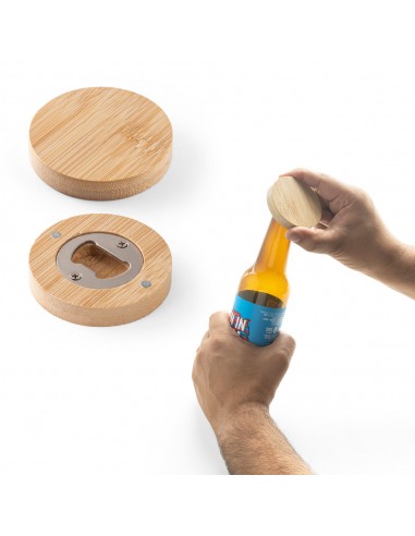 Porta Copos em Bambu e Abridor