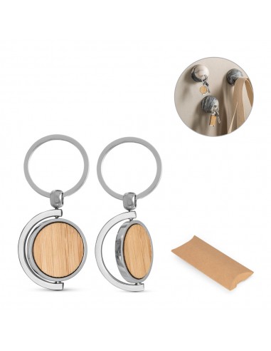 Chaveiro Redondo em Bambu