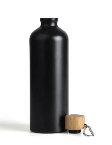 Garrafa Aluminio Preta 1 Litro