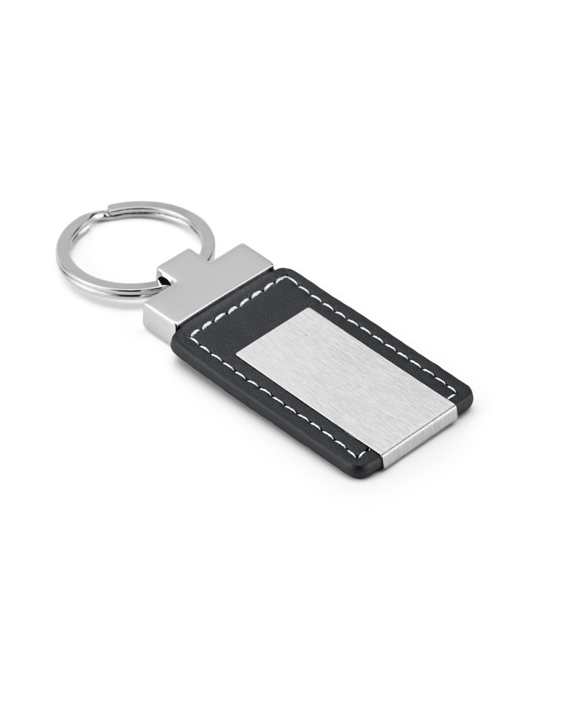 Chaveiro Metálico e Couro Sintético...