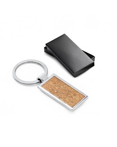 Chaveiro Metálico e Cortiça