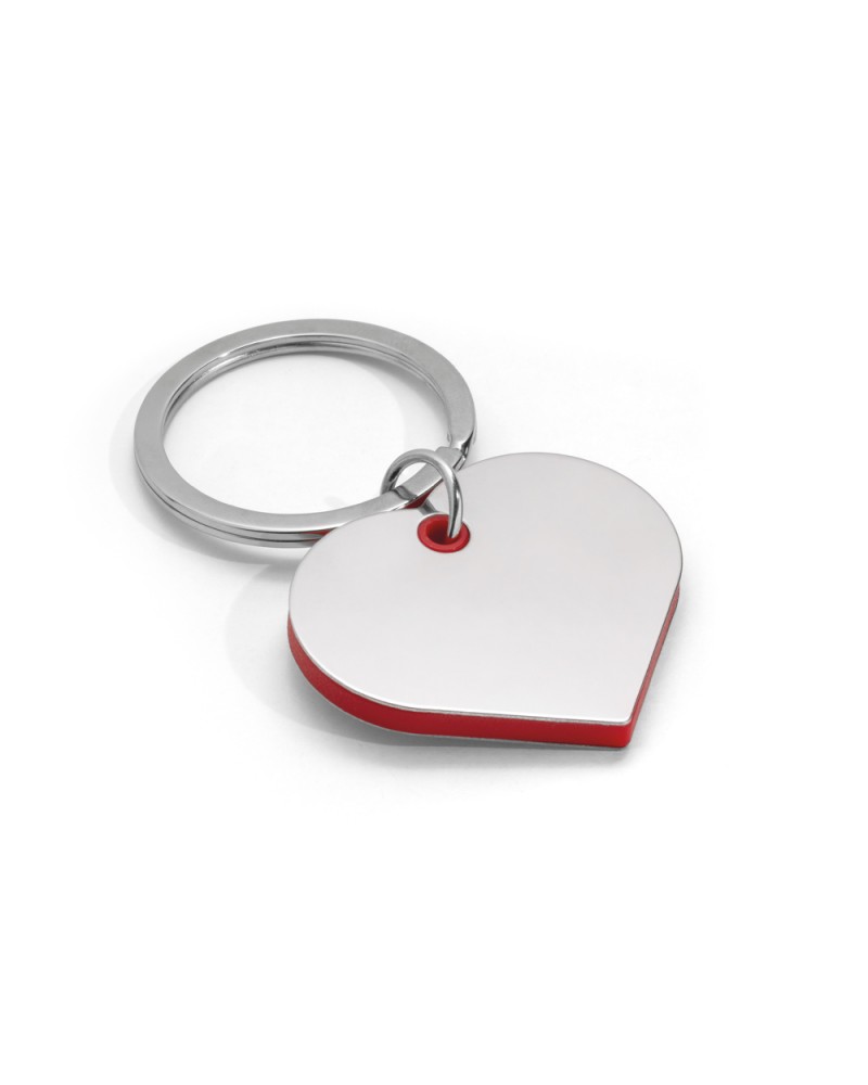 Chaveiro Metálico e Abs Coração