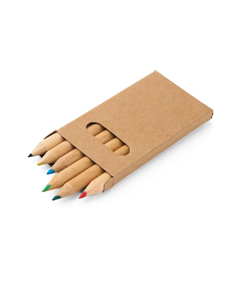 Caixa Com 6 Mini Lápis