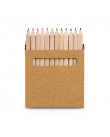 Caixa Com 12 Mini Lápis