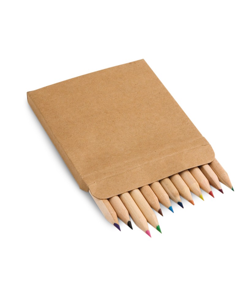 Caixa Com 12 Mini Lápis