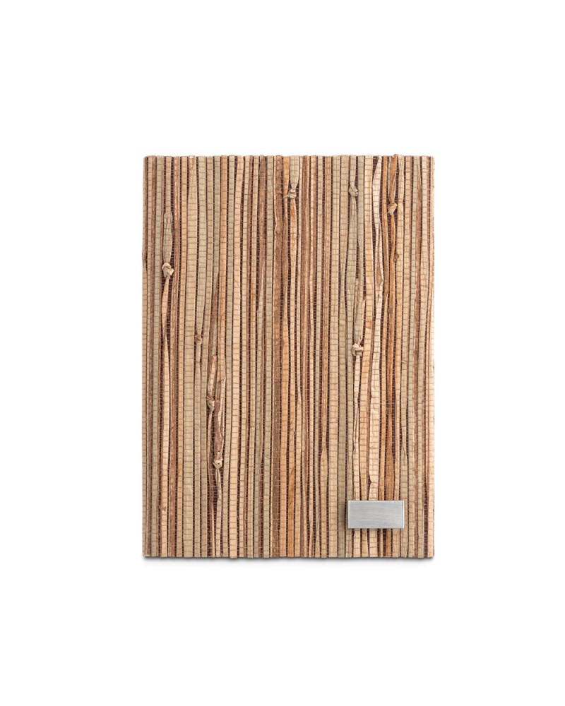 Caderno com Capa de Palha